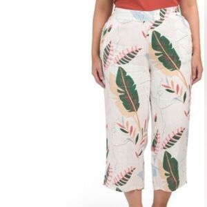 Nwt. 100% linen Cynthia Rowley pant